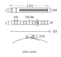 Mini kit: 8-1/2 Ft. band, 3 adj.fasteners, 1 band splice